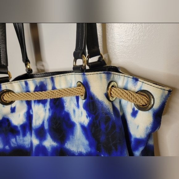 Michael Kors Blue Canvas Marina Tie Dye bag - Picture 3 of 3